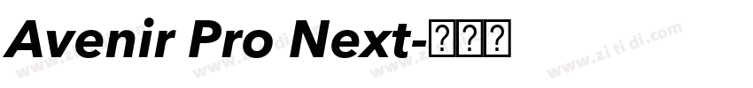 Avenir Pro Next字体转换 Avenir Pro Next字体转换